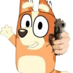 Bingo has a Gun | COME BACK | image tagged in bingo has a gun | made w/ Imgflip meme maker