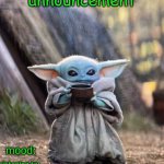 braindead announcement template
