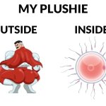Are you sure | image tagged in my plushie outside inside | made w/ Imgflip meme maker