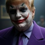 Donald Trump Joker face