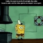 Very oddly specific feeling but it feels like absolute HEAVEN | How it feels when it's raining out with light amount of thunder, it's the perfect temperature inside, the room is candle-lit just right, the entire house is calm, and the video games are slappin' once again: | image tagged in gifs,gaming,spongebob | made w/ Imgflip video-to-gif maker