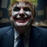 Donald Trump Joker face laughing MAGA