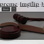 Supreme-Imgflip-Judge Announcement template