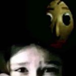 Baldi hand over mouth
