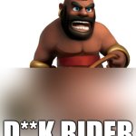 Dick ridaaaa