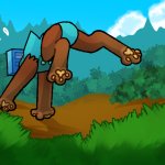 razor thing running away meme