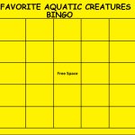 favorite aquatic creatures bingo meme