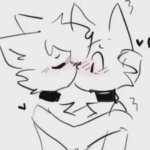 Boy kissing