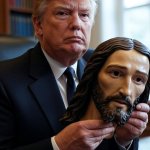 donald trump Jesus Christ mask