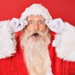 Scared santa
