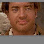 Brendan Fraser stare (with space)