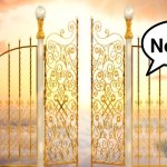 where everybody knows your name | Norm! | image tagged in pearly gates | made w/ Imgflip meme maker