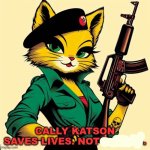 CALLY KATSON SAVES LIVES. NOT *blank*