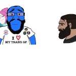 LGBTQ Vs Dark Hair Chad