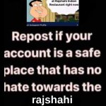 Repost if your account likes Rajshahi Indian Restuarant Communit meme