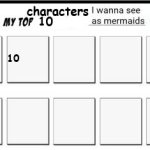 top 10 characters i wanna see as mermaids