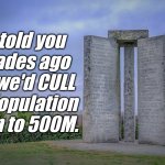 Cull to 500 Million
