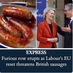 Brexit sausage outrage
