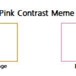Orange Pink Contrast Meme