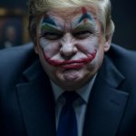 Donald Trump Joker face