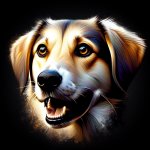un perro hablando
