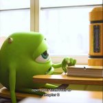 Mike Wazowski Bored During Class Time GIF Template