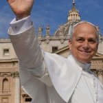 Pope waving