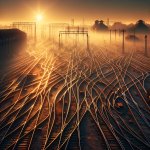 train tracks going into other