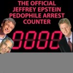 Official Jeff Epstein Pedophile Arrest Counter