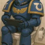 Ultramarine on Toilet