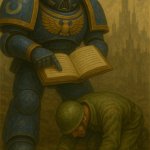Ultramarine shaming soldier