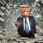 Trump greedy emolument billions money meme