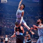 Posterized dunk