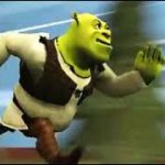 Shrek running