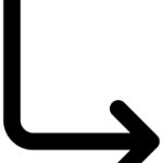 arrow down then right