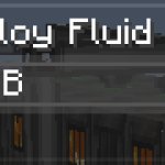 Small tin alloy fluid pipe with lava