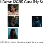 Until Dawn (2025) Cast (My Style) meme