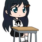 Shijima Tsukishima Sitting in Class 01
