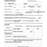 Application for Employment