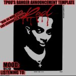 my new temp, let's go | TPOU'S BANGER ANNOUNCEMENT TEMPLATE; "REAL GS MOVE SILENT LIKE LASAGNA" LIL WAYNE; MOOD:; LISTENING TO: | image tagged in tpou's banger announcement template | made w/ Imgflip meme maker