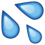 sweat drops