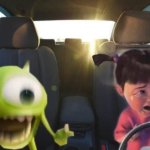 Mike Wazowski Yelling At Boo