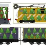 Christmas Toby, Diesel 10 and Splodge