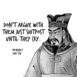 sun tzu shitpost template