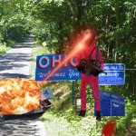 The entrance of ohio