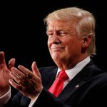 Trump clapping