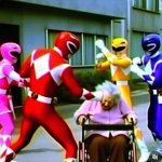 power rangers punch