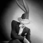 bugs bunny in a suit