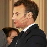 Macron after being slapped