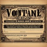 Vintage coupon
